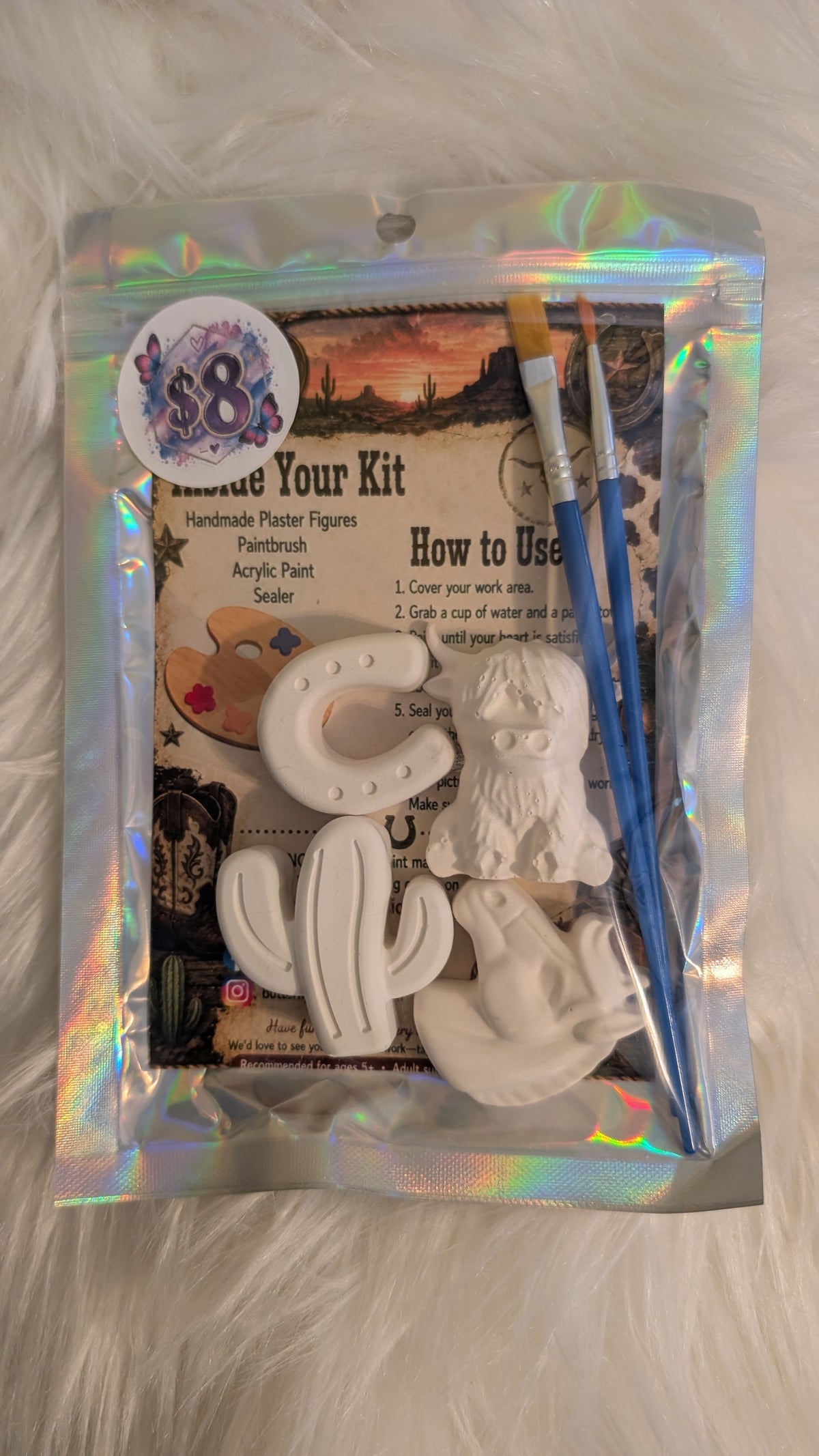 Cowboy Adventures Plaster Paint Kit š¤ šµ