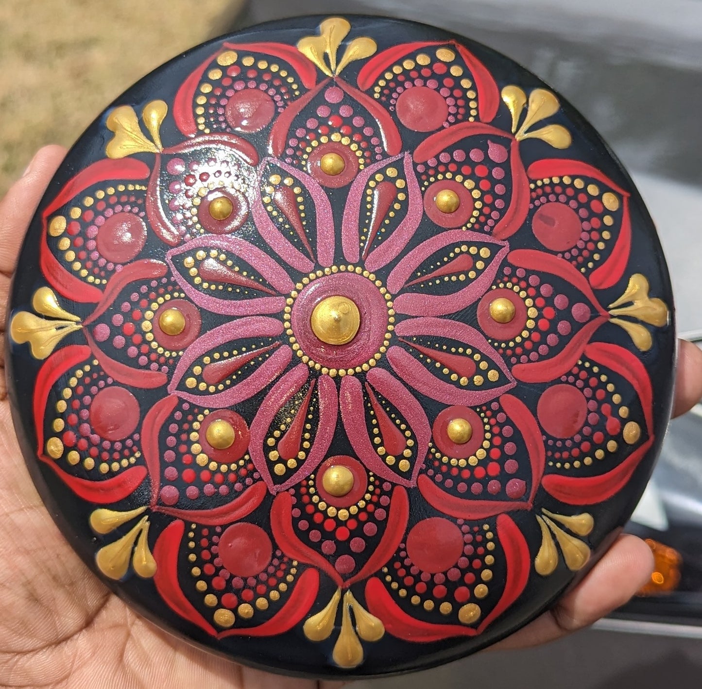 Mandala Birthstone Rocks