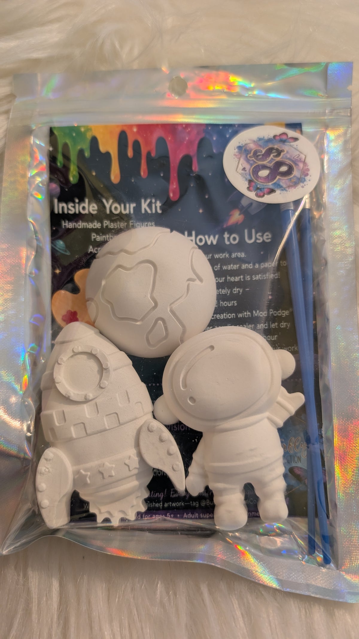 🚀 Space Adventures Plaster Paint Kit