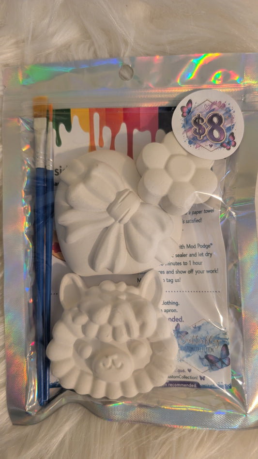 Llama & Heart Plaster Paint Kit 🦙💗