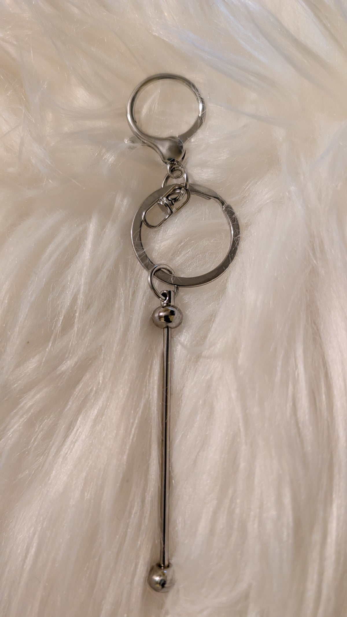 Coffee Lover Gnome Beaded Keychain