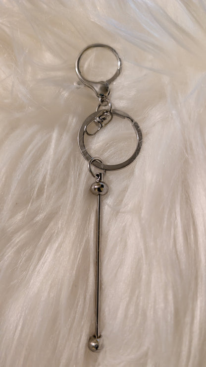 Coffee Lover Gnome Beaded Keychain